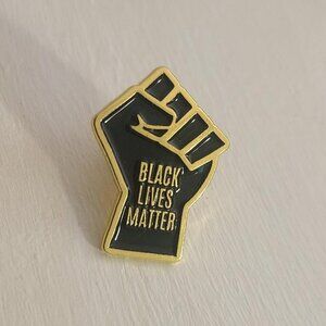 Black Lives Matter Lapel Pin Tie Tack Brooch
